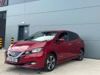 Used Nissan Leaf Tekna 160 kW (218 HP) 2020 Red Hatchback
