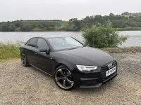 Used Audi A4 Black Edition 150 HP (110 kW) 2017 Black Sedan