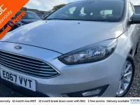 Used Ford Focus Titanium 125 HP (91 kW) 2017 Silver Hatchback