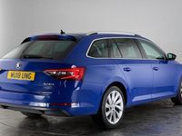 Used Skoda Superb SE L Executive 150 HP (110 kW) 2018 Blue Estate