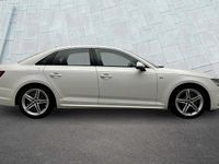 Used Audi A4 S-Line 147 HP (108 kW) 2018 White Sedan