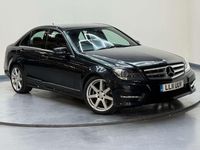 Begagnad Mercedes C180 156 HK (114 kW) 2011 Svart Sedan