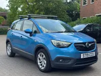 Used Vauxhall Crossland X 81 HP (59 kW) 2019 Blue SUV