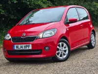 Used Skoda Citigo Elegance 75 HP (55 kW) 2014 Red Hatchback