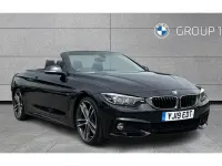 Used BMW 420 M Sport 184 HP (135 kW) 2019 Black sapphire metallic paint Cabriolet