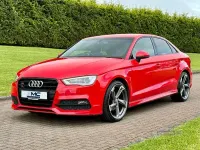 Used Audi A3 S-Line 150 HP (110 kW) 2014 Red Sedan