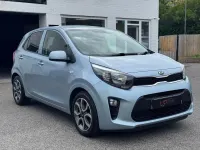 Used Kia Picanto 66 HP (48 kW) 2019 Blue Hatchback