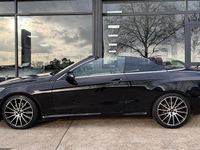 Used Mercedes E220 AMG line 2016 Black Cabriolet