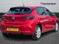 Used Vauxhall Corsa Design Edition 75 HP (55 kW) 2022 Crimson red Hatchback