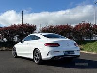 Used Mercedes C200 AMG line 184 HP (135 kW) 2019 White Coupe