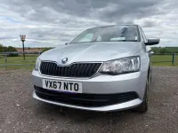 Begagnad Skoda Fabia SE 95 HK (69 kW) 2017 Silver Halvkombi