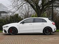 New Mercedes A45 AMG 421 HP (309 kW) 2026 White Hatchback