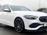 Used Mercedes C220 2022 White Estate