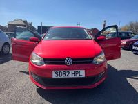 Used VW Polo Match 60 HP (44 kW) 2012 Red Hatchback