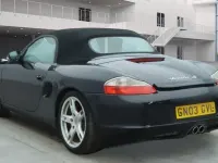 Used Porsche Boxster 260 HP (191 kW) 2003 Black Cabriolet