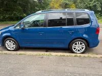 Used VW Touran SE 105 HP (77 kW) 2011 Blue MPV
