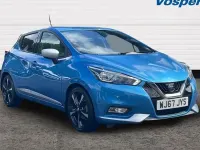 Used Nissan Micra N-Connecta 90 HP (66 kW) 2017 Blue Hatchback