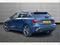Used Audi A3 Black Edition 150 HP (110 kW) 2025 Blue Hatchback