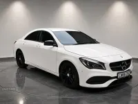 Used Mercedes CLA180 AMG line 122 HP (89 kW) 2016 White Coupe