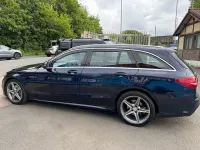 Używany Mercedes C220 AMG line 2018 Niebieski Kombi