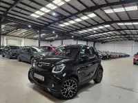 Used Smart ForTwo Electric Drive Prime Exclusive 60 kW (82 HP) 2020 Black Cabriolet