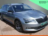 Used Skoda Superb SportLine 150 HP (110 kW) 2019 Business grey metallic Estate