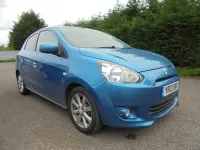 Used Mitsubishi Mirage 79 HP (58 kW) 2013 Blue Hatchback