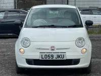 Gebraucht Fiat 500 Pop 69 PS (50 kW) 2010 Weiß Kleinwagen