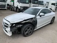 Used Mercedes C200 AMG line 2018 White Coupe