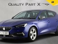 Used Seat Leon FR 150 HP (110 kW) 2021 Blue Hatchback