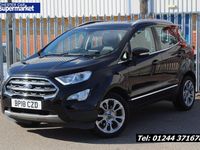 Used Ford Ecosport Titanium 125 HP (91 kW) 2018 Black SUV