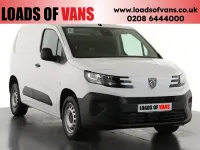 New Peugeot Partner 131 HP (96 kW) 2026 White MPV