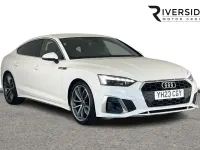 Used Audi A5 Sportback S-Line 163 HP (119 kW) 2023 White Hatchback