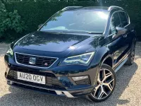 Käytetty Seat Ateca FR Sport 150 HP (110 kW) 2020 Musta Katumaasturi
