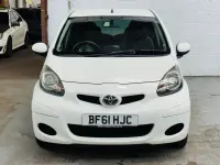 Used Toyota Aygo 68 HP (50 kW) 2011 White Hatchback