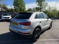 Used Audi Q3 Black Edition 184 HP (135 kW) 2017 Silver SUV