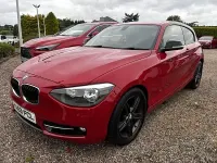 Used BMW 116 Sport Line 136 HP (100 kW) 2014 Red Hatchback