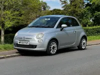 Used Fiat 500 Sport 75 HP (55 kW) 2009 Silver Cabriolet