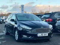 Used Ford Focus Titanium 150 HP (110 kW) 2016 Black Estate