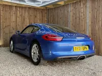 Used Porsche Cayman 275 HP (202 kW) 2016 Blue Coupe