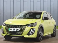 Used Peugeot e-208 GT 113 kW (154 HP) 2024 Yellow Hatchback