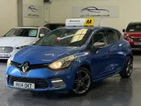 Used Renault Clio GT-Line 120 HP (88 kW) 2014 Blue Hatchback