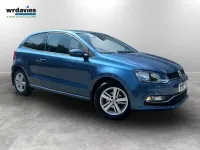 Used VW Polo Edition 75 HP (55 kW) 2017 Blue Hatchback