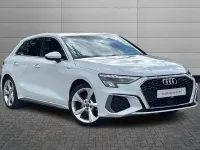 Used Audi A3 S-Line 150 HP (110 kW) 2023 White Sedan