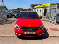 Used Mercedes B180 109 HP (80 kW) 2014 Red Hatchback