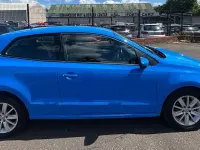Used VW Polo SE 60 HP (44 kW) 2016 Blue Hatchback