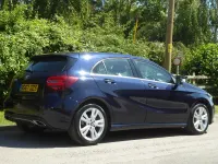 Used Mercedes A180 109 HP (80 kW) 2017 Blue Hatchback