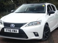 Used Lexus CT200h Sport Line 136 HP (100 kW) 2016 White/black Hatchback