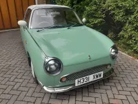 Used Nissan Figaro 2007 Green/cream Cabriolet