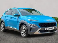Used Hyundai Kona Premium 141 HP (103 kW) 2021 Blue SUV